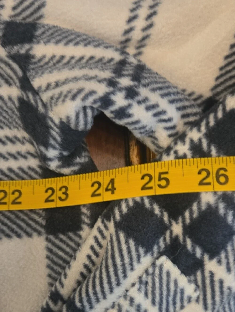 Telluride Clothing Co Men's Plaid Sherpa-Lined Shirt Jacket in Navy and White